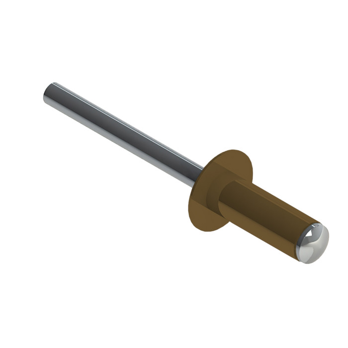 Заклёпка вытяжная Daxmer 3,2х8 RAL 1036 (10х2000шт) ал/ст